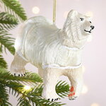 Елочная игрушка Белый Медведь - Arctic Tale 13 см, стекло