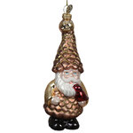Стеклянная елочная игрушка Гном Гимли из Дарвена 14 см