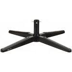 Подставка для елки 69*17 см, высотой до 2.5 м, диаметр ствола до 3.5 см, черная