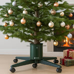 Передвижная подставка для елки высотой до 2.5 м, диаметр ствола до 12 см, зеленая