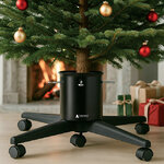 Передвижная подставка для елки высотой до 2.5 м, диаметр ствола до 12 см, черная