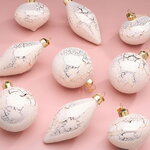 Набор стеклянных игрушек Ceres Framme 8-12 см, 9 шт