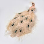 Декоративная фигура Павлин Morganite - Peacock Oasis 29 см, клипса