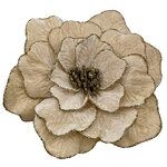 Искусственный цветок Магнолия - Tezimo Ranko 21 см кремовый, клипса