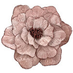 Искусственный цветок Магнолия - Tezimo Ranko 21 см розовый, клипса