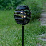Садовый светильник на солнечной батарее Solar Barnsley 23 см черный