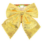 Бант на елку Luminous Luxe 22*20 см золотой