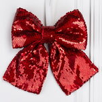 Бант для декора Базиано 22*20 см красный