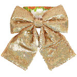 Бант для декора Sparkle Style 22*20 см золотой