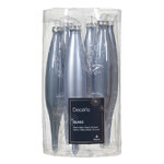 Набор елочных игрушек Сосульки 15 см smoke blue, 6 шт