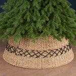Плетеная корзина для елки Jute Noir - Artisan Weave 75*30 см, складная