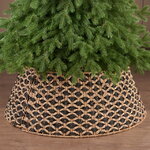 Плетеная корзина для елки Black Jute - Artisan Weave 75*29 см, складная