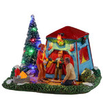 Композиция Рождественский поход 15 см, подсветка, на батарейках