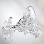 Елочная игрушка Птичка Голубка 10 см, подвеска