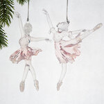 Набор елочных игрушек Балерины Эльза и Герда - Кристальные Пуанты 15 см, 2 шт, подвеска