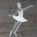 Елочная игрушка Балерина в Белом Платье 13 см, подвеска