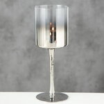 Стеклянный подсвечник-бокал Graccio 25 см