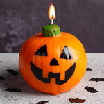 Декоративная свеча Джек-фонарь 6 см