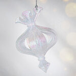 Елочная игрушка Конфета Пралине 10 см, подвеска