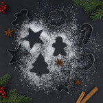 Формочки для печенья Новогодние сладости 7 см, 6 шт