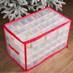 Коробка для елочных шаров и игрушек до 7.5 см (на 112 шт), 53*30 см