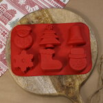 Силиконовая форма для кексов Новогодняя сказка