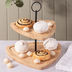 Этажерка для закусок Маддалена 24 см, двухъярусная