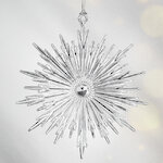 Елочная игрушка Снежинка - Морозная Мелодия 13 см, подвеска