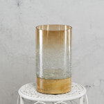 Стеклянная ваза цилиндр Лючия 18 см