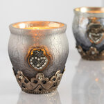 Подсвечник Очарование ночи, 7*7.5 см, графит матовый