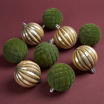 Набор пластиковых шаров Tutte Corde: Роскошь Палаццо 6 см, 9 шт