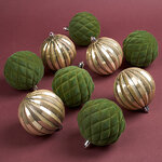 Набор пластиковых шаров Tutte Corde: Роскошь Палаццо 8 см, 9 шт