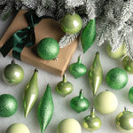 Набор пластиковых шаров Кастелло: Spring Green 6-14 см, 26 шт