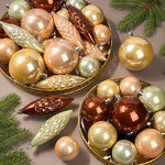 Набор пластиковых шаров Charmic - Nude Flowers 5-12 см, 31 шт