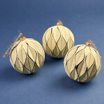 Набор пластиковых шаров Monterro Rosso 8 см, 3 шт