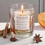 Ароматическая свеча в стакане Win Collection - Апельсин и Корица 9 см