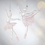 Набор елочных игрушек Балерины Лисбет и Жаклин - Кристальные Пуанты 15 см, 2 шт, подвеска