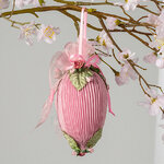 Винтажное подвесное украшение Яйцо Silvestro 10 см, подвеска