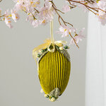 Винтажное подвесное украшение Яйцо Silvio 10 см, подвеска
