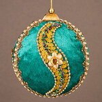 Винтажный елочный шар Kneisel - Sycamore Orchestra 13 см