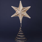 Вифлеемская Звезда на елку Наварра 30 см шампань
