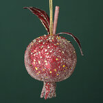 Винтажный елочный шар Гранат Лебрен 13 см