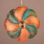 Винтажный елочный шар Закат Аскании 10 см