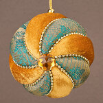 Винтажный елочный шар Восход Аскании 10 см