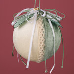 Винтажный елочный шар Бемоль Жерико 10 см