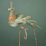 Елочная игрушка Павлин Дуоль: Лес Саксен 17 см, клипса