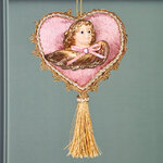 Винтажная елочная игрушка Лукавый Амур - Pushkin Polonaise 25 см, подвеска