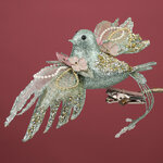 Елочная игрушка Птичка Тереза - Carolina Era 23 см, клипса