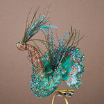 Елочная игрушка Павлин Царицы Пиано - Sycamore Orchestra 23 см, клипса