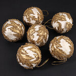 Набор елочных шаров Сан-Витторе 9 см, 6 шт